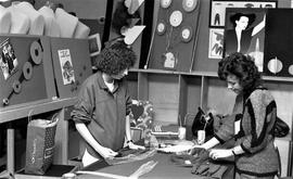 C2015-0001/024(31) - Design Students at Work in Class and the Boutique's Fashion Show