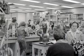 Director Bob Clark Filming "Breaking Point" in the Biology Lab
