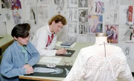 C2015-0001/025(16) - Fashion Students Drawing from a Mannequin
