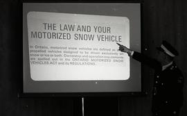 Snowmobile Course at Finch Campus