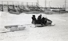 Snowmobile Course at Finch Campus