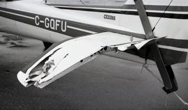Damaged Aircraft at Buttonville Airport