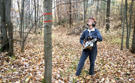 C2015-0001/025(09) - Parks and Recreation Students Repairing Cross Country Ski Trails