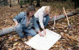 C2015-0001/025(09) - Parks and Recreation Students Repairing Cross Country Ski Trails