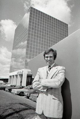 Mike Clement in Front of Dufferin Campus