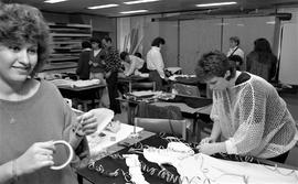 C2015-0001/024(31) - Design Students at Work in Class and the Boutique's Fashion Show