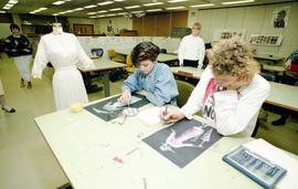 C2015-0001/025(16) - Fashion Students Drawing from a Mannequin
