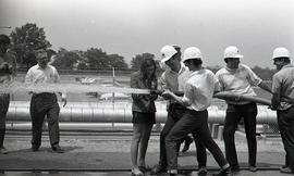 Stan Murray and Demonstration of Kodak Fire Prevention Equipment