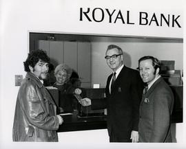 President Newnham Opening a Bank Account at Royal Bank