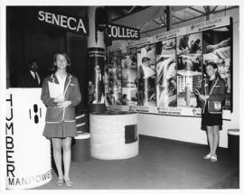 Seneca College Infomation Booth at the Canadian National Exhibition.