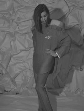 C2015-0001/027(18) - Carol Outram - 2nd and 3rd Year Fashion Students Modelling