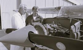 C2015-0001/028(20) - Luke Gagnon and Ben Tromp at Buttonville Airport