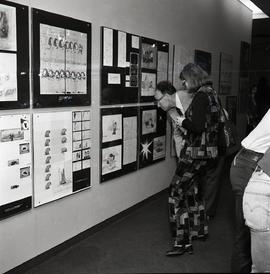National Film Board Animation Exhibition in the Minkler Auditorium Lobby