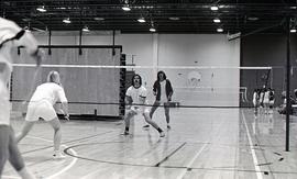 Badminton Action