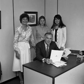 Pat McGovern and Placement Office Staff