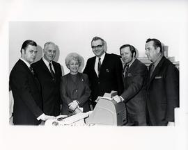 President Newnham Opening a Bank Account at Royal Bank