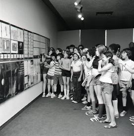 National Film Board Animation Exhibition in the Minkler Auditorium Lobby