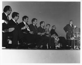 President Newnham Speaking at the 1968-1969 Registration Assembly
