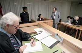 C2015-0001/025(25) - Law Clerk Student in Courtroom