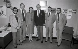 Company Recruiters with President Newnham