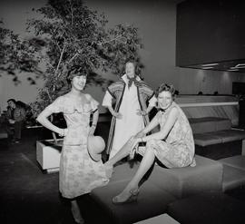 Fashion Design Students Modelling Clothing