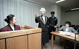 C2015-0001/025(25) - Law Clerk Student in Courtroom