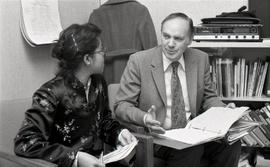 Pat McGovern in Placement Office