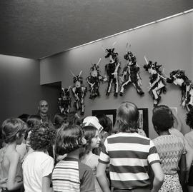 National Film Board Animation Exhibition in the Minkler Auditorium Lobby